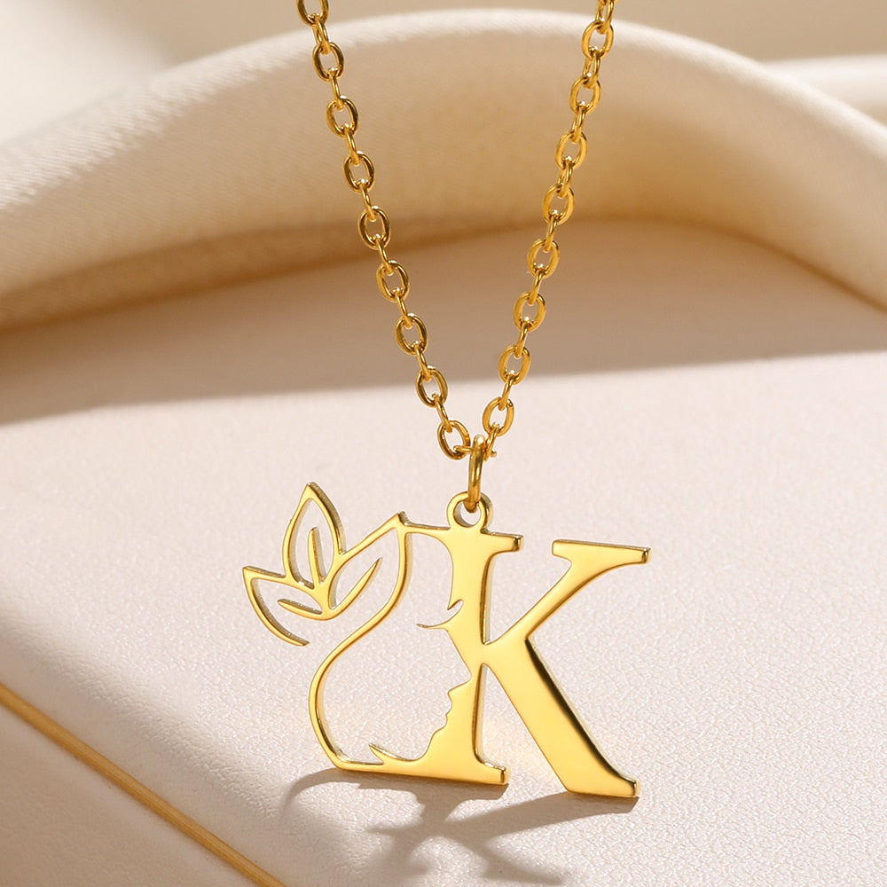 Zagreb - Collier Initial Personnalisé
