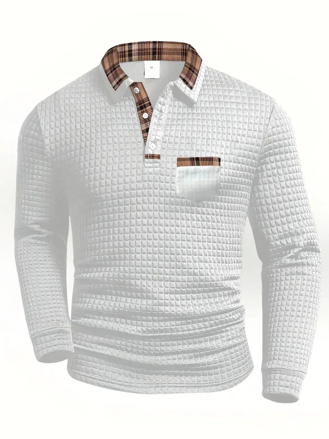Keylan - Suéter Polo de Algodón Resistente