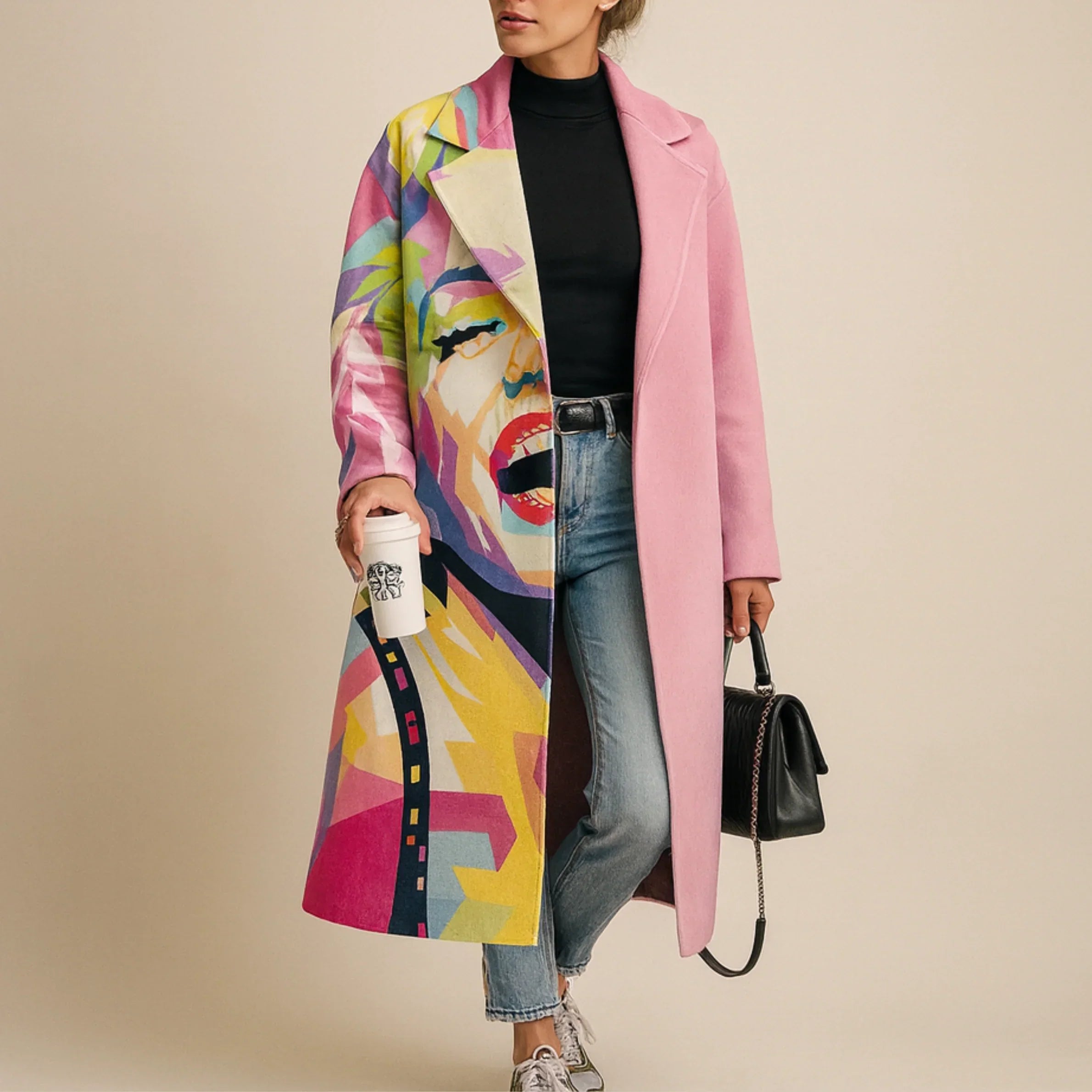 Alisiya - Manteau en Laine Collection Arty