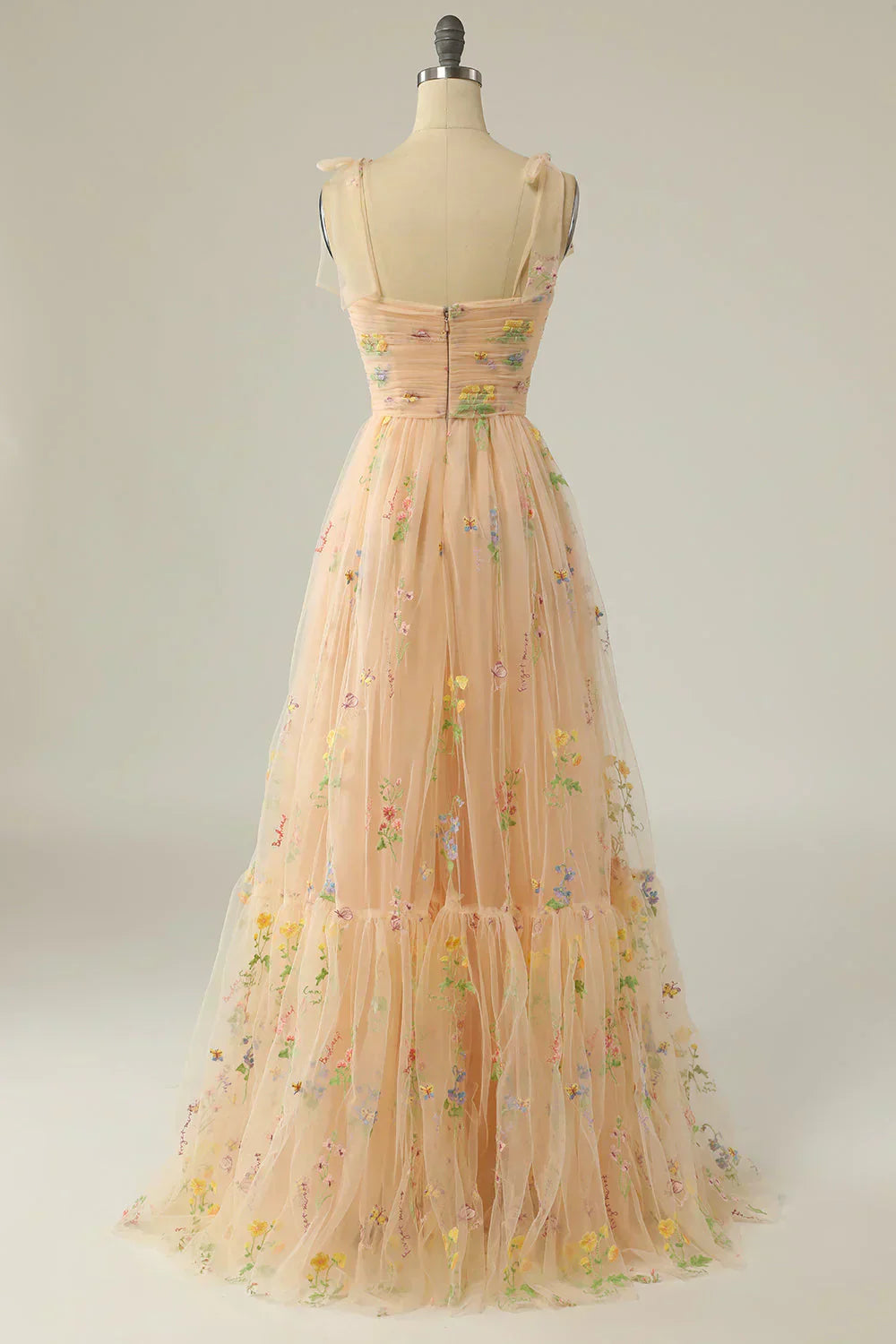 Aurora - Robe de Bal en Tulle Brodée Haut de Gamme