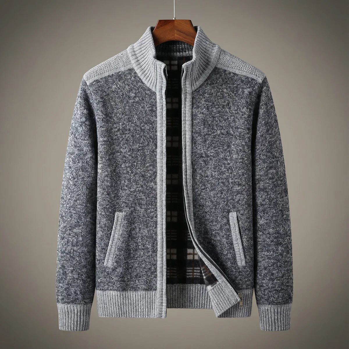 Timothé - Gilet Zippé en Maille d'Exception