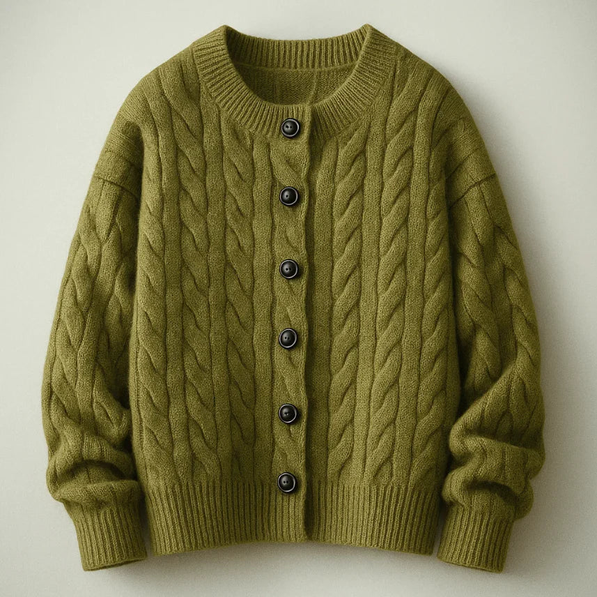 Lohan - Cardigan Chic en Maille Torsadé