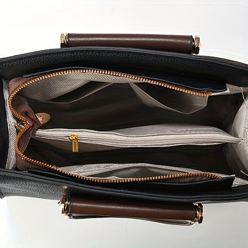 Mallia - Conjunto de Bolsos de Cuero 3pzs Elegante