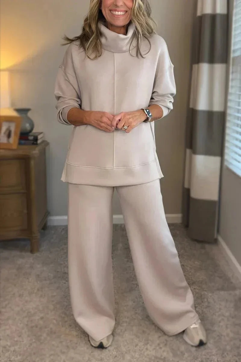 Petia - Ensemble Complet Pull et Pantalon Décontracté