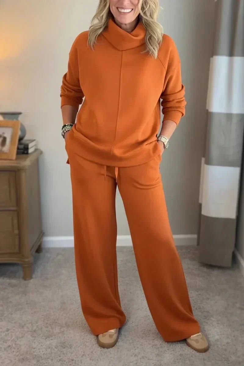 Petia - Ensemble Complet Pull et Pantalon Décontracté