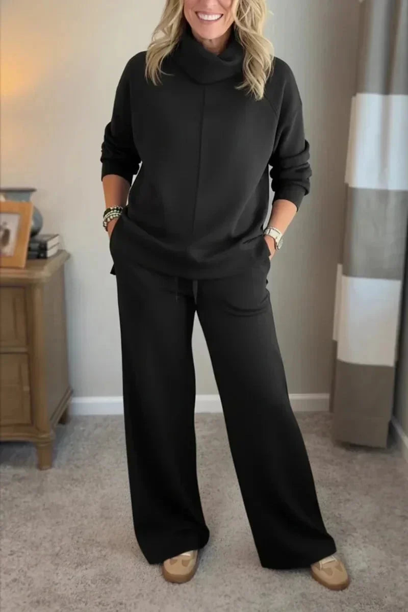 Petia - Ensemble Complet Pull et Pantalon Décontracté