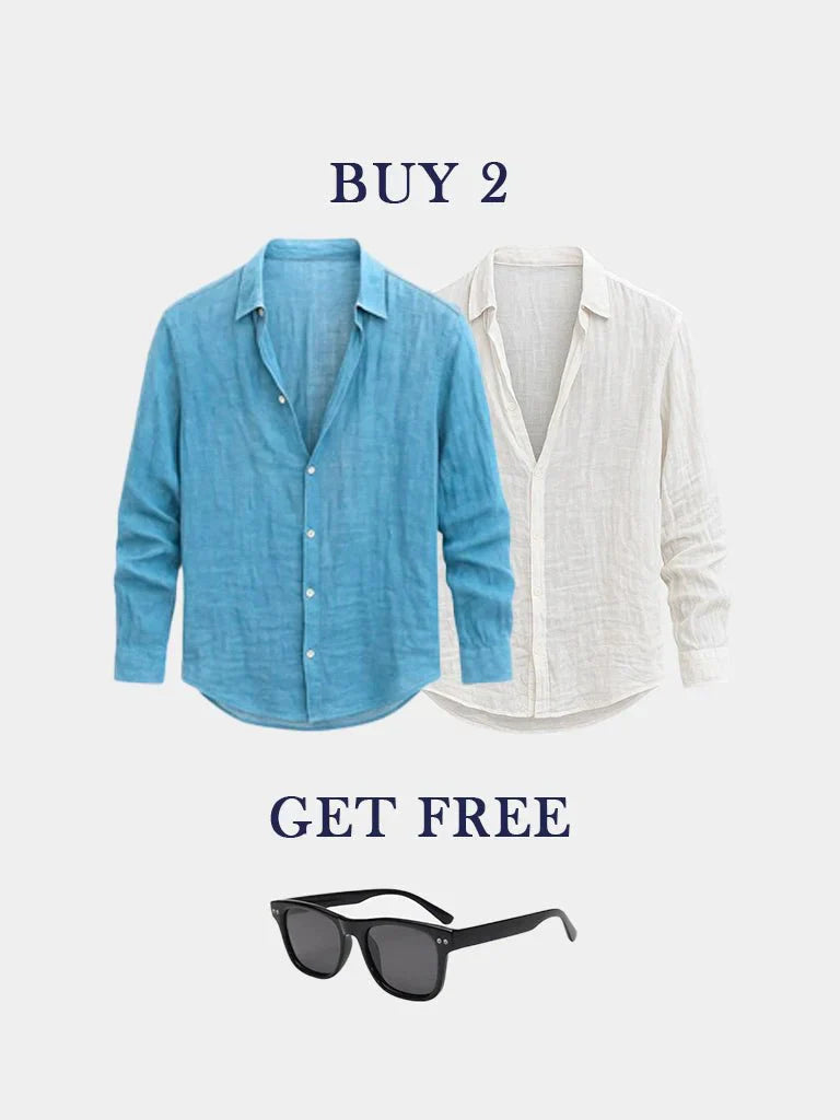 Malick - Camisa de Lino Superior Esencial