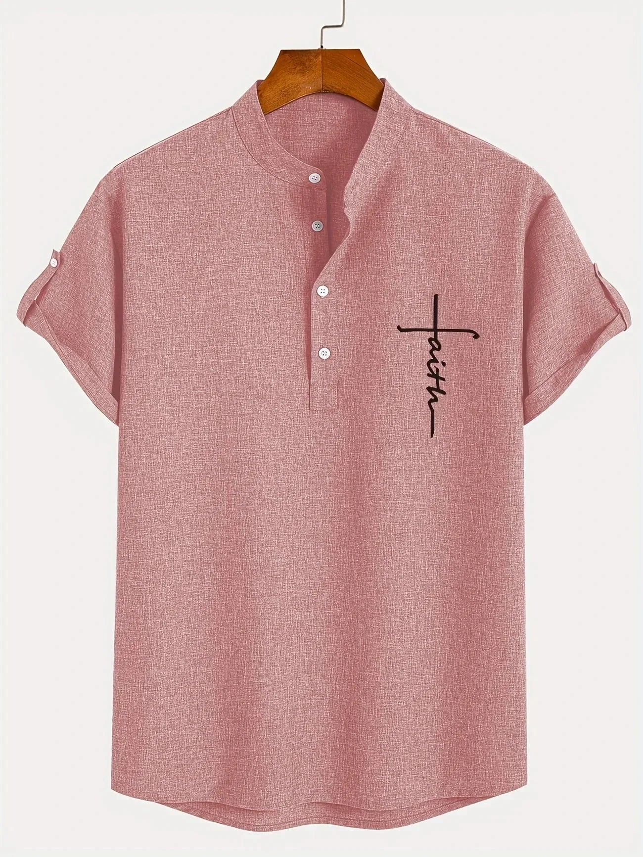 Cristiano - Camisa de Manga Corta "Faith" para Hombre