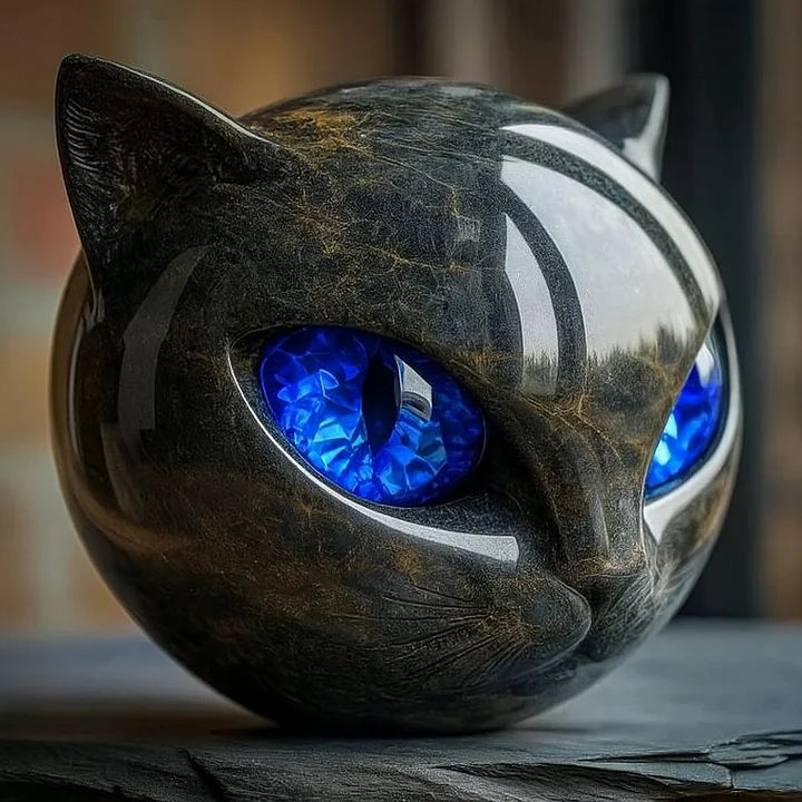 Cateye™ - Mystická Socha Mačacej Hlavy