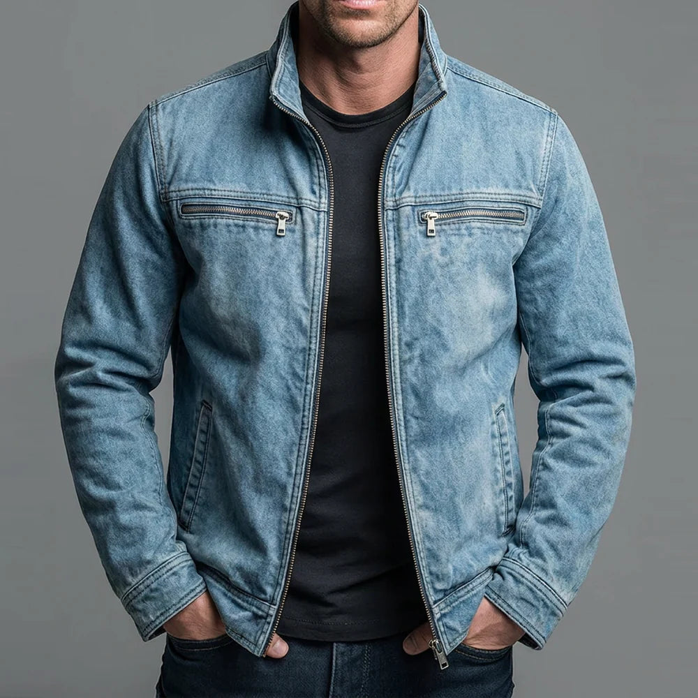 Cole - Chaqueta Atemporal de Alta Calidad con Cremallera