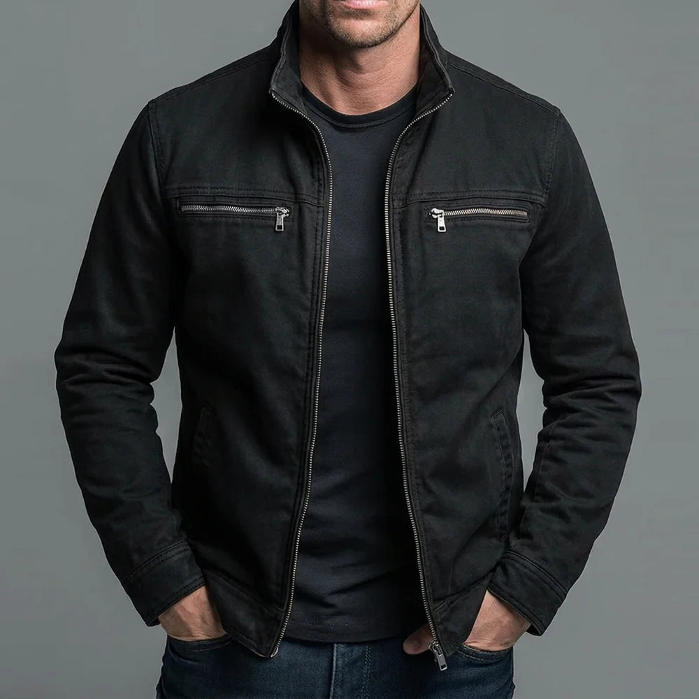 Cole - Chaqueta Atemporal de Alta Calidad con Cremallera