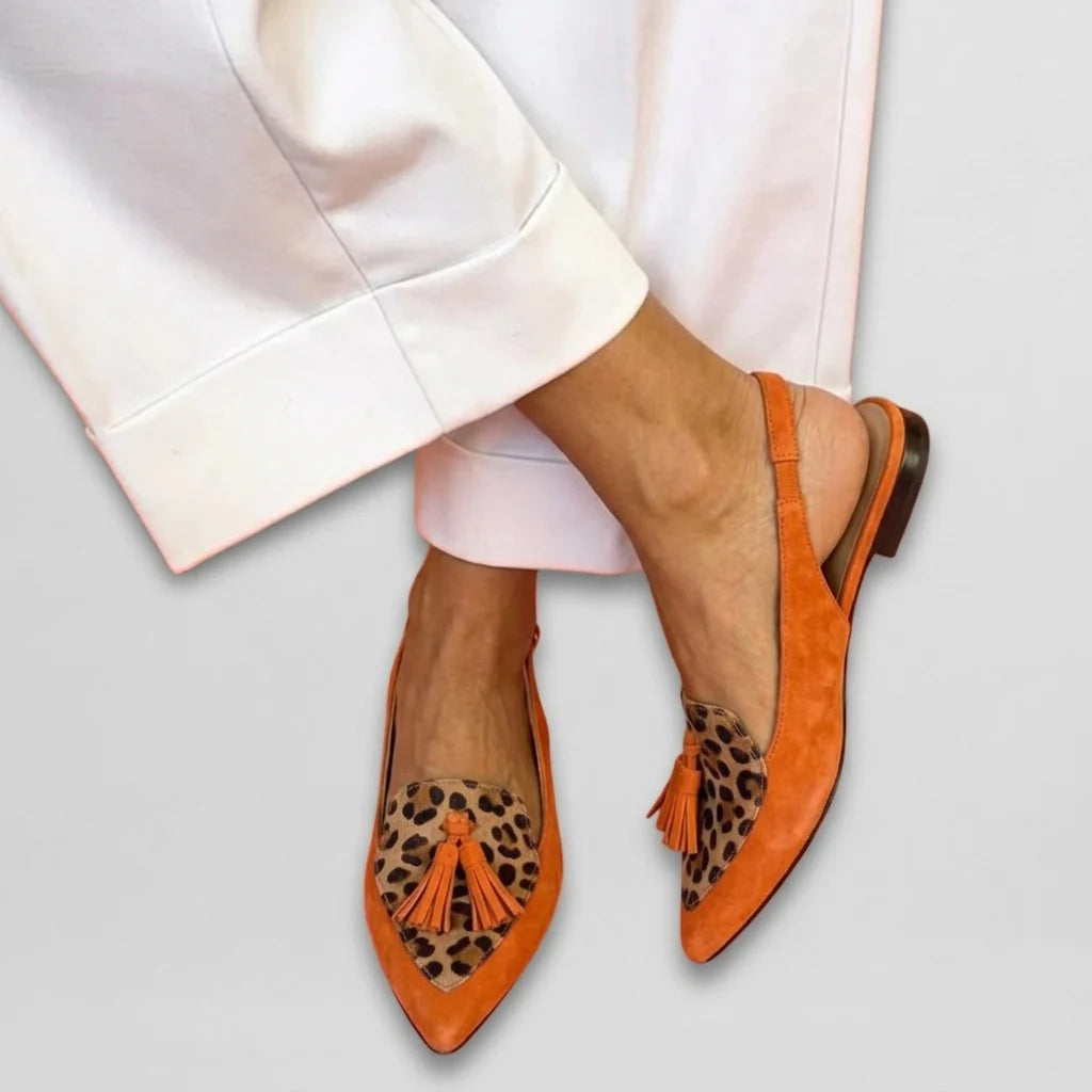 Zeynab - Zapatos Elegantes de Punta Fina con Tiras Ajustables