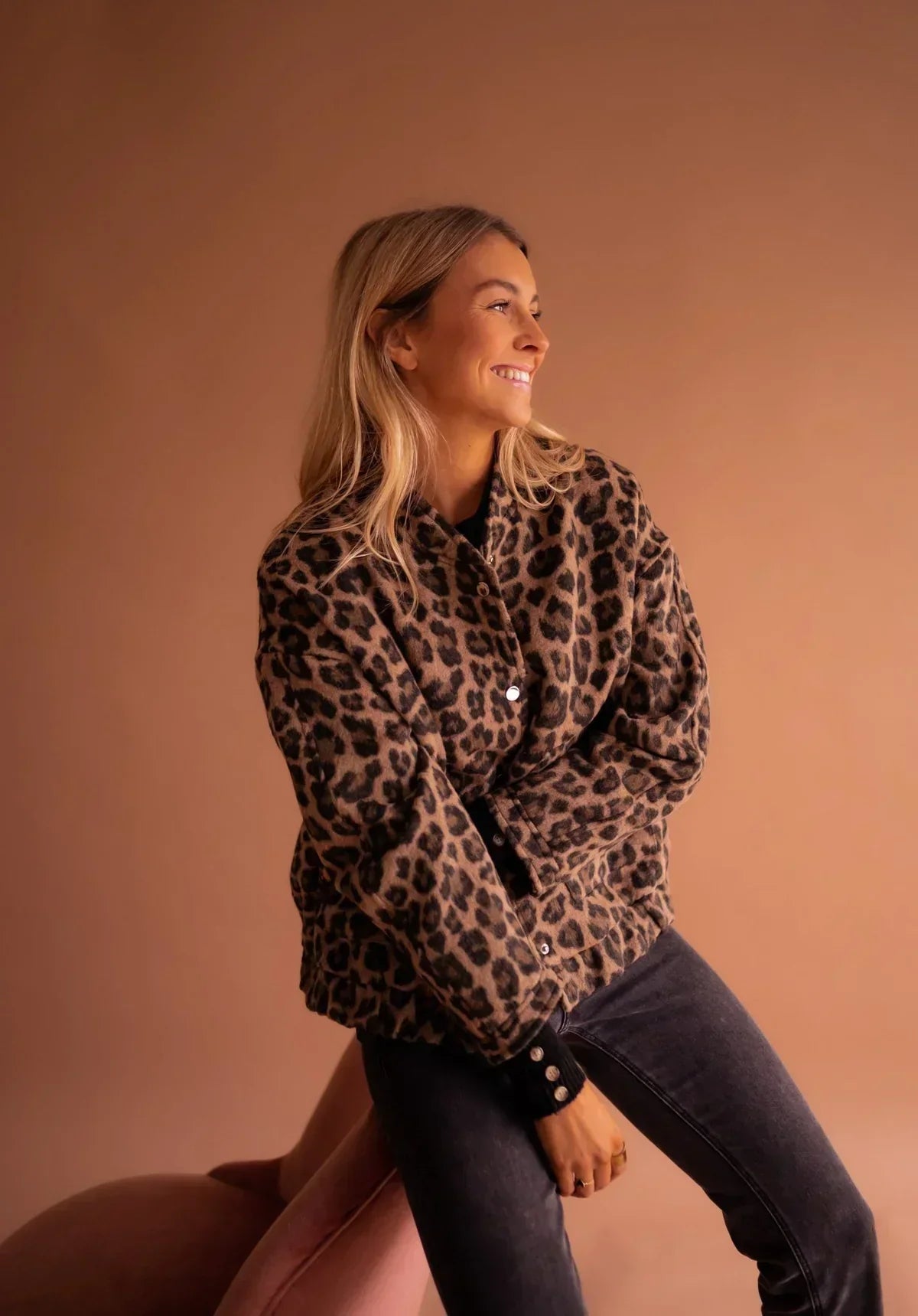 Vicky - Trendová Leopardia Bunda Prémiovej Kvality