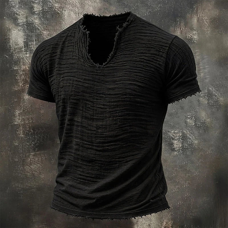 Gorvel - Camiseta Vintage Slim Fit