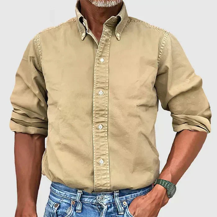 Pieter - Camisa Clásica de Algodón de Alta Calidad