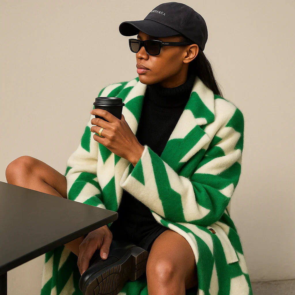 Alisiya - Manteau en Laine Collection Arty