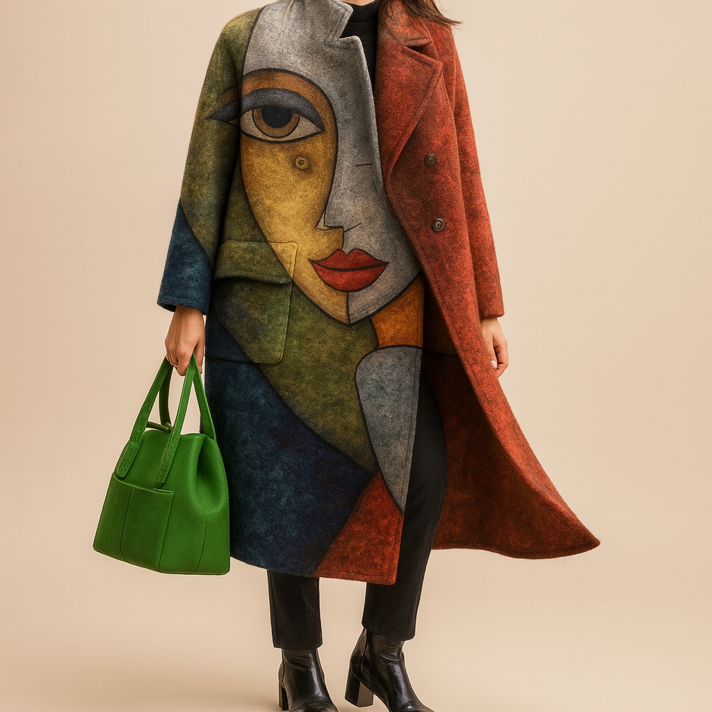 Alisiya - Manteau en Laine Collection Arty