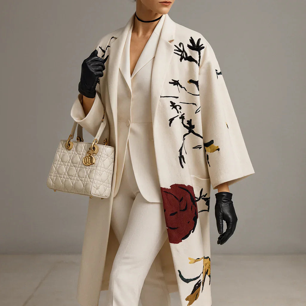 Alisiya - Manteau en Laine Collection Arty
