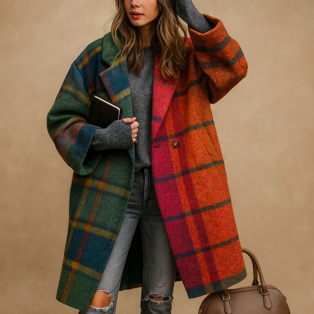 Alisiya - Manteau en Laine Collection Arty